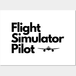 Flight Simulator Pilot Posters and Art